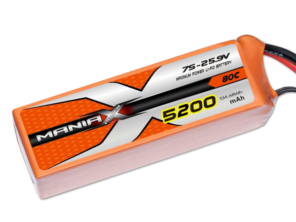 5200mah 6s 45c lipo battery for